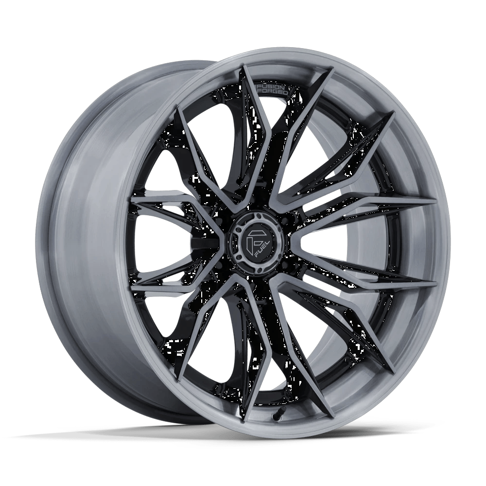 Fuel 1PC FC404 MUTINY 20x9 ET1 6x135 Gloss Black w/ Brushed Dark Tint