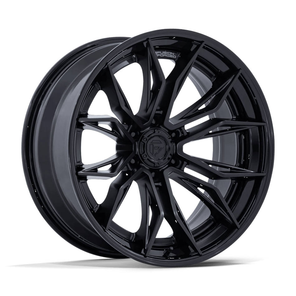 Fuel 1PC FC404 MUTINY 20x10 ET-18 6x135 Matte Black w/ Gloss Black Lip