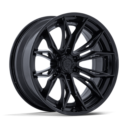 Fuel 1PC FC404 MUTINY 20x10 ET-18 6x139.7 Matte Black w/ Gloss Black Lip