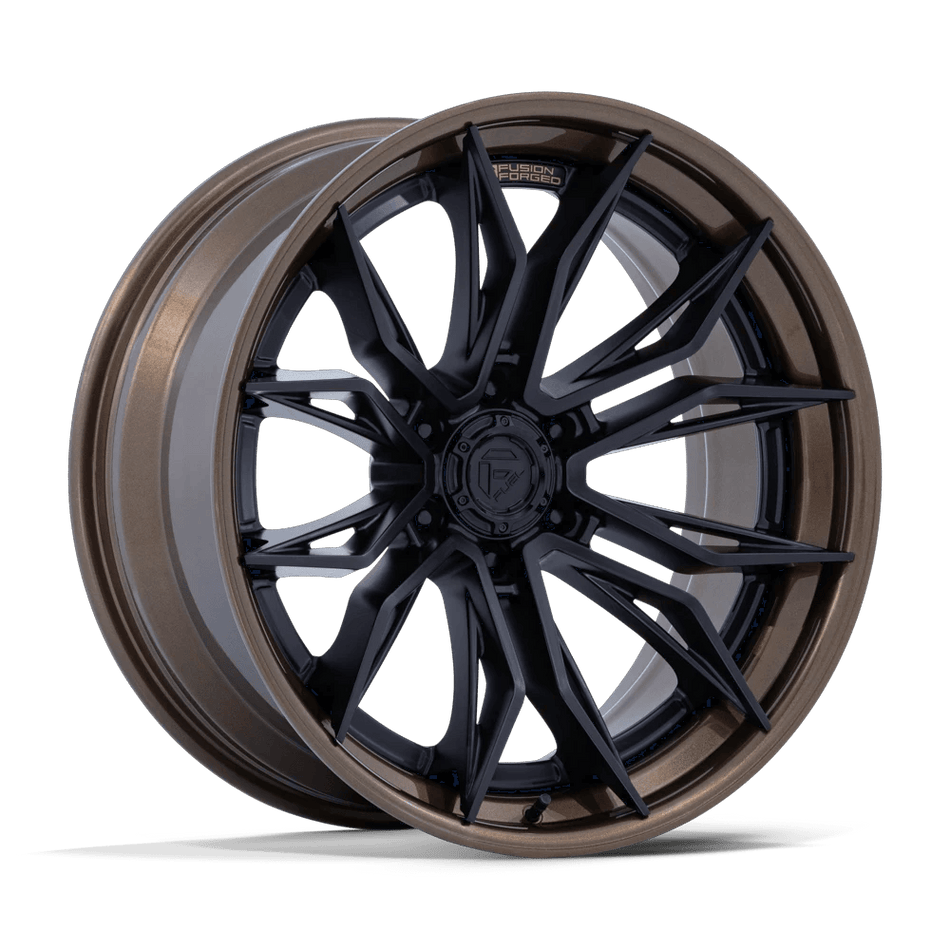 Fuel 1PC FC404 MUTINY 20x10 ET-18 6x135 Matte Black w/ Gloss Bronze Lip