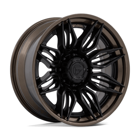 Fuel 1PC FC404 MUTINY 20x10 ET-18 8x165.1 Matte Black w/ Gloss Bronze Lip