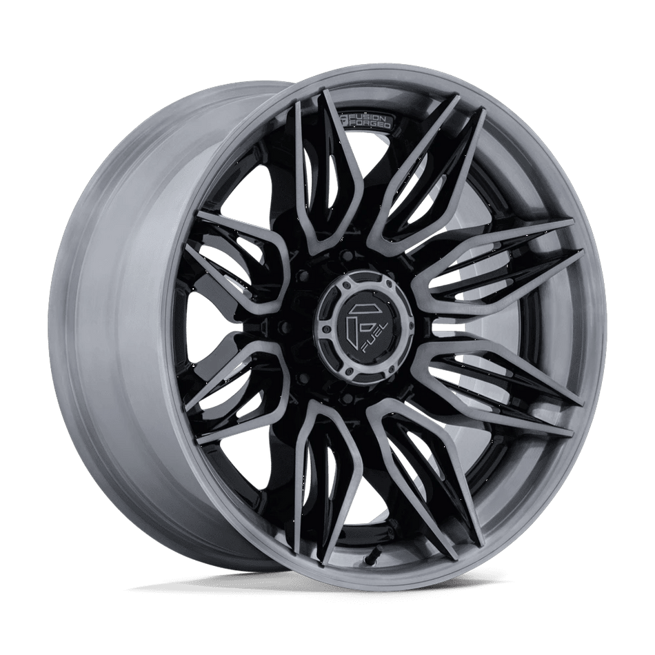 Fuel 1PC FC404 MUTINY 22x10 ET-18 8x180 Gloss Black w/ Brushed Dark Tint