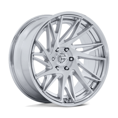 Fuel 1PC FC405 DYNAMO 20x10 ET-18 5x127 Gloss Silver w/ Chrome Lip & Brushed Face