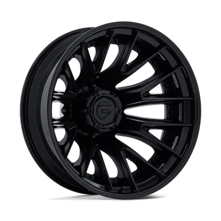 Fuel 1PC D406 CATALYST DUALLY 20x8.25 ET-221 8x210 Matte Black w/ Gloss Black Lip