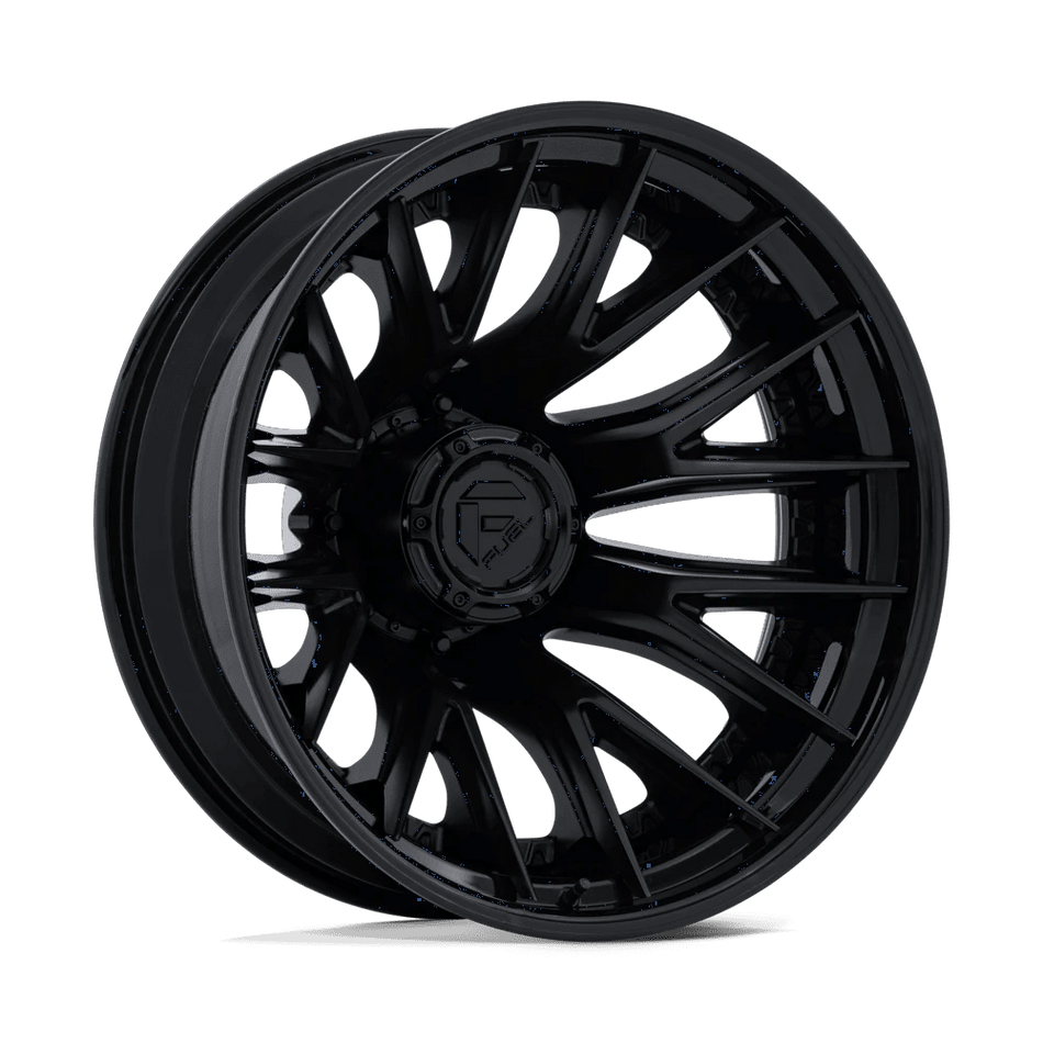 Fuel 1PC D406 CATALYST DUALLY 22x8.25 ET-202 8x200 Matte Black w/ Gloss Black Lip