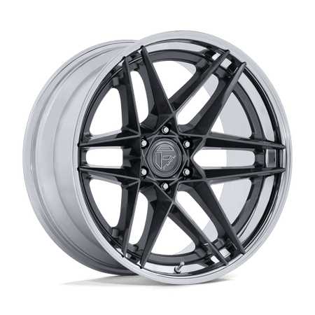 Fuel 1PC FC408 FLIGHT 20x9 ET1 6x135 Gloss Gunmetal w/ Chrome Lip