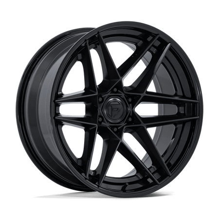 Fuel 1PC FC408 FLIGHT 20x9 ET1 6x135 Matte Black w/ Gloss Black Lip