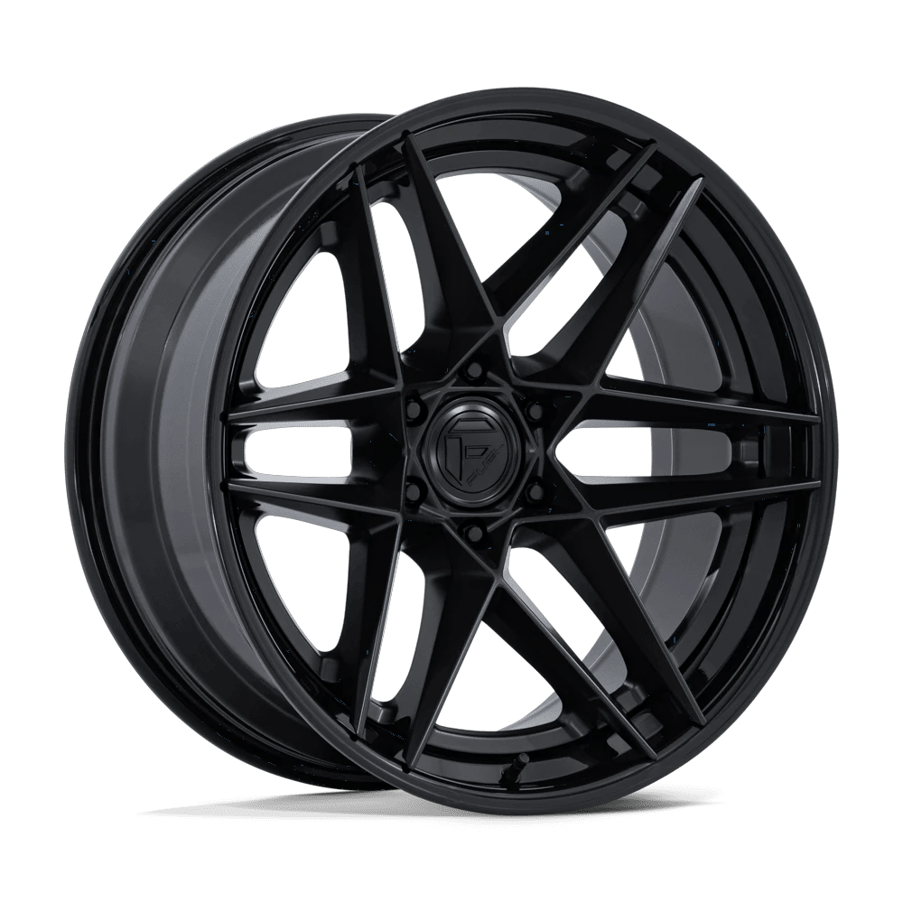 Fuel 1PC FC408 FLIGHT 22x9.5 ET20 6x135 Matte Black w/ Gloss Black Lip
