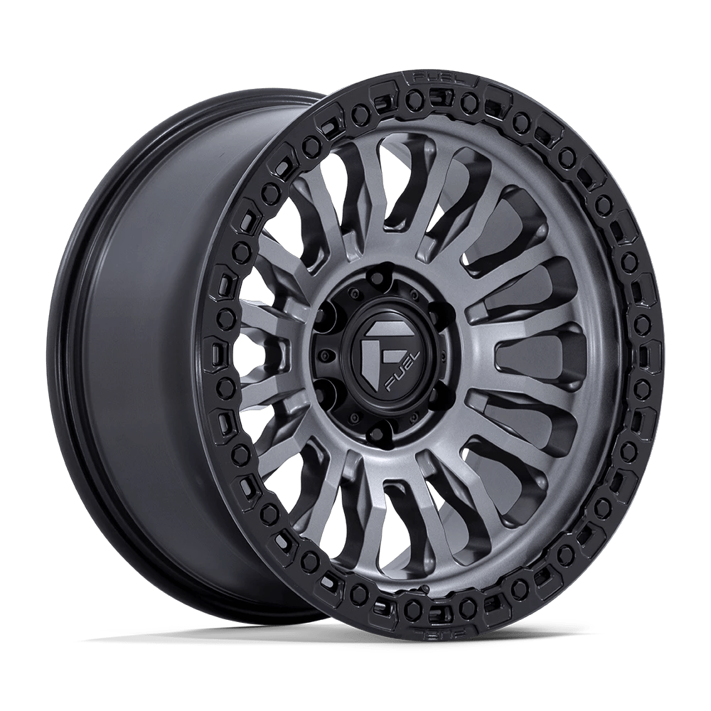 Fuel 1PC FC857 RINCON 20x9 ET25 5x150 Matte Gunmetal w/ Matte Black Lip