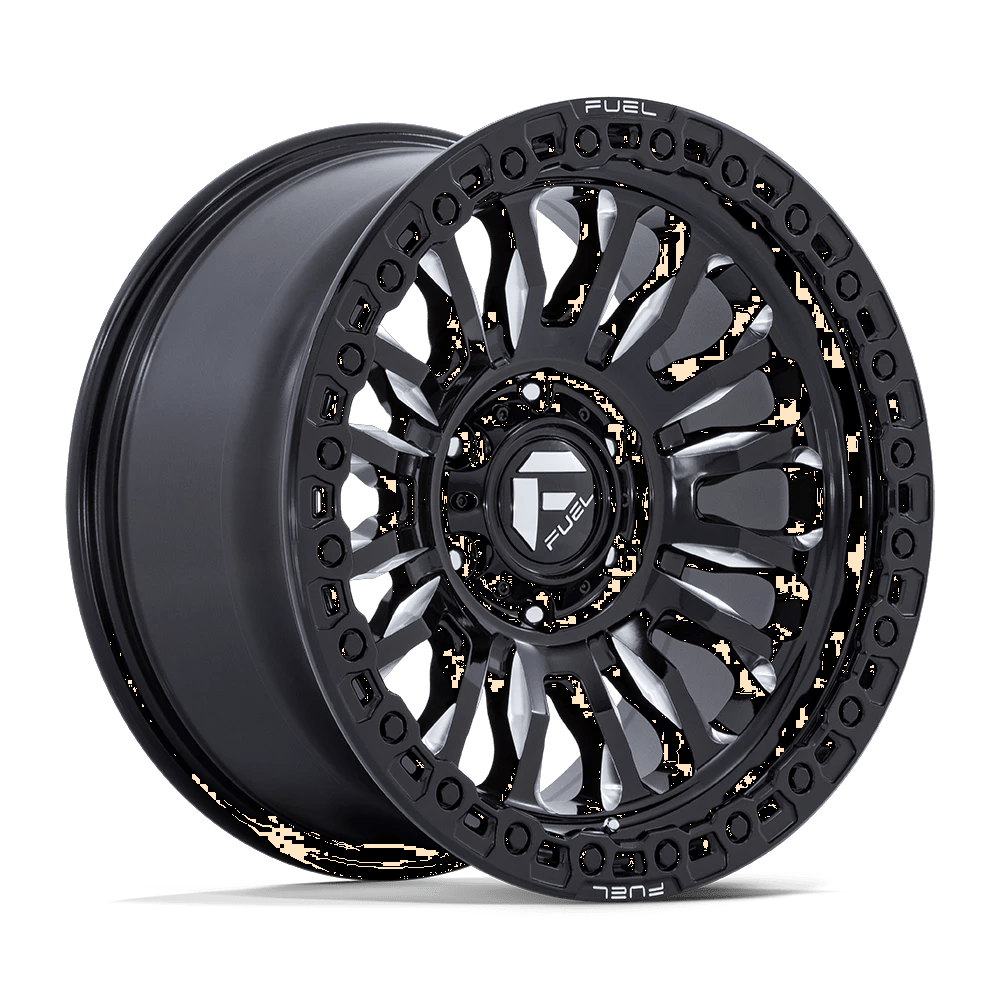 Fuel 1PC FC857 RINCON 18x9 ET1 8x165.1 Gloss Black Milled