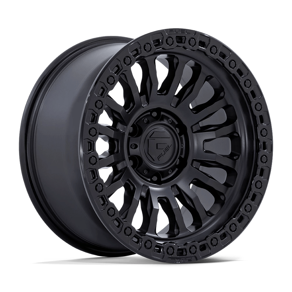 Fuel 1PC FC857 RINCON 20x10 ET-18 8x170 Matte Black w/ Gloss Black Lip