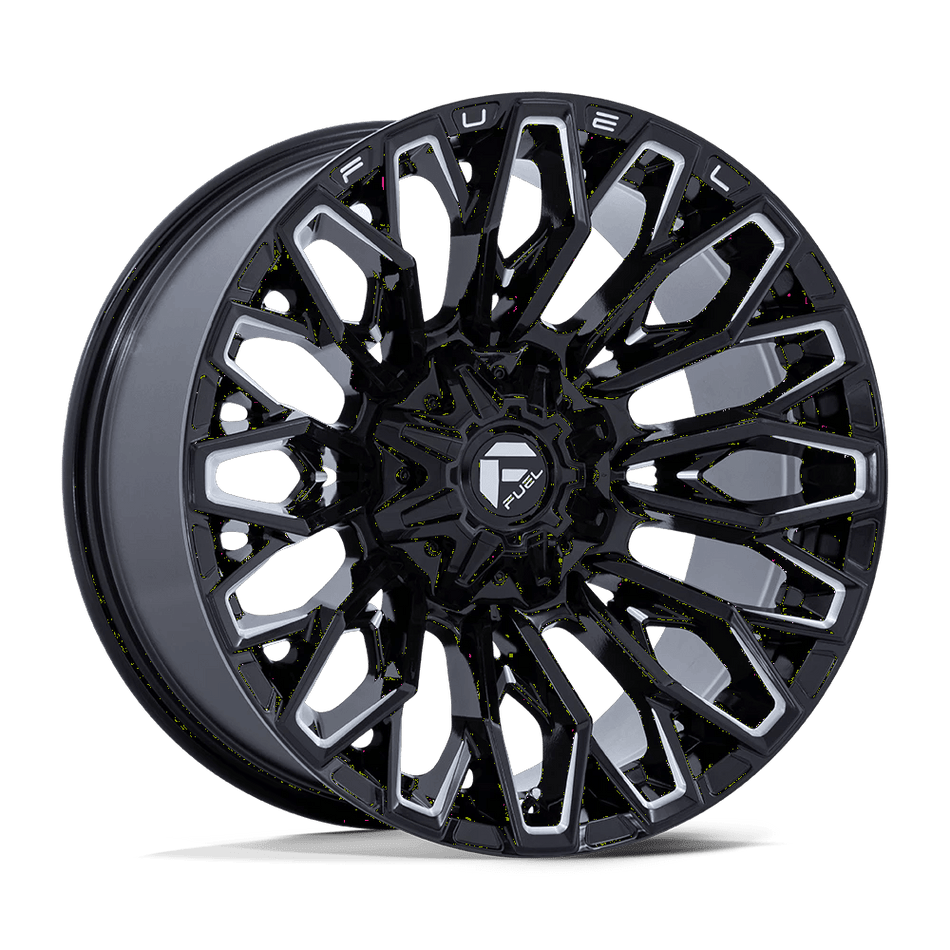 Fuel 1PC FC865 STRIKE 22x10 ET-18 8x180 Gloss Black Milled