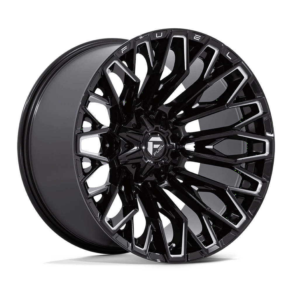 Fuel 1PC FC865 STRIKE 22x12 ET-44 5x114.3/5 Gloss Black Milled