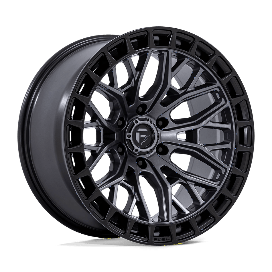 Fuel 1PC FC869 SIGMA 17x9 ET-12 6x139.7 Matte Gunmetal w/ Matte Black Lip