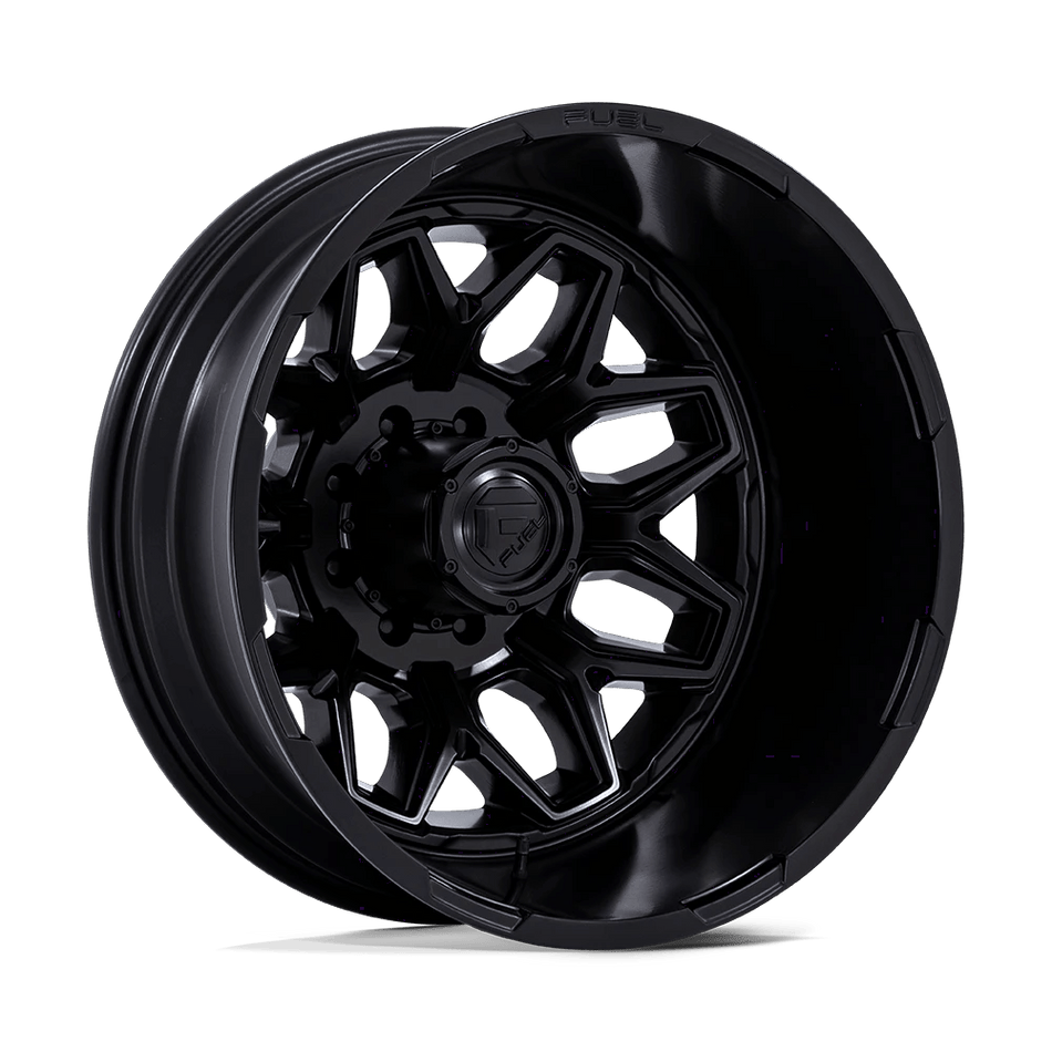 Fuel 1PC D871 FLUX DUALLY 22x8.25 ET-201 8x210 Blackout