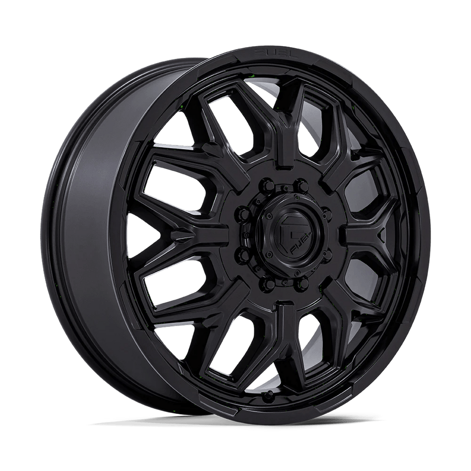 Fuel 1PC D871 FLUX DUALLY 22x8.25 ET104 8x165.1 Blackout