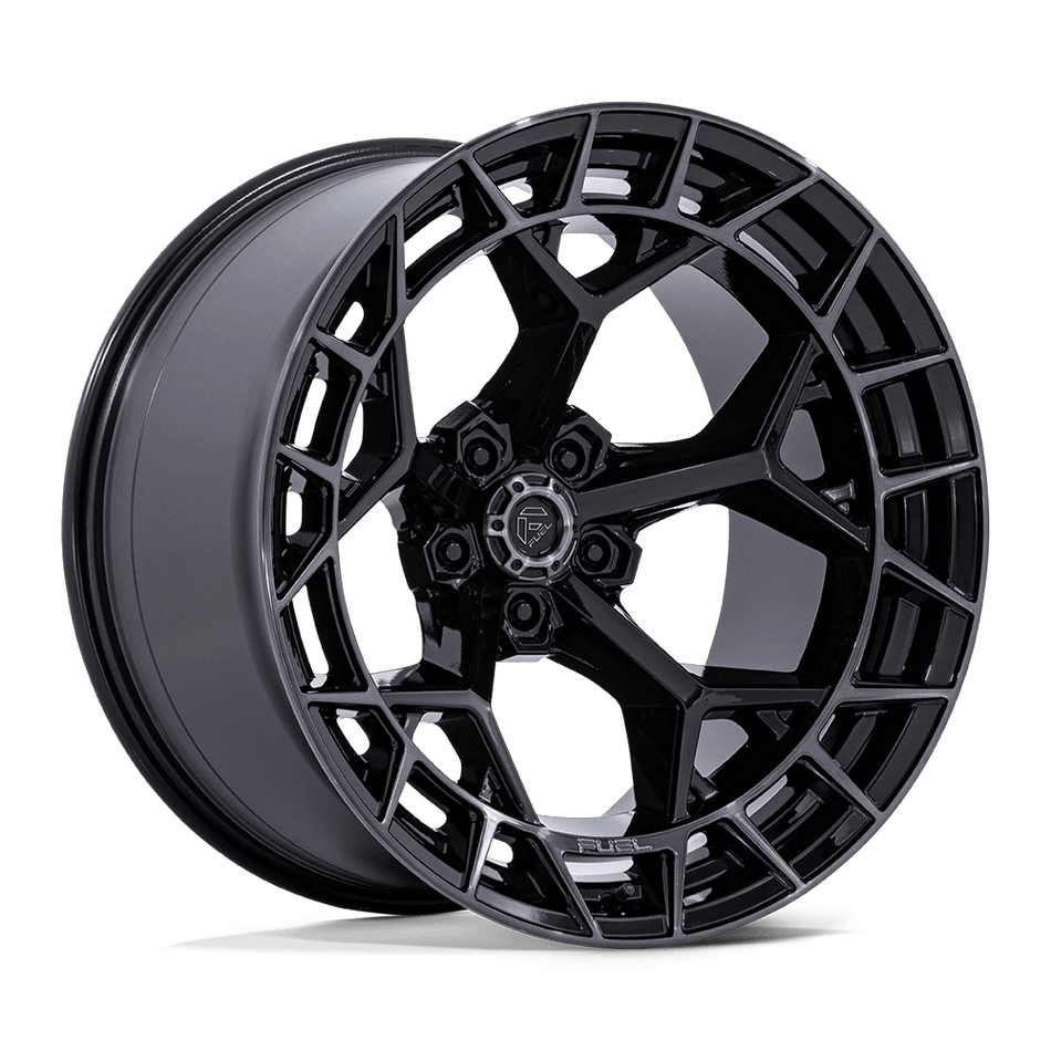 Fuel 1PC FC873 CHARGER 20x9 ET1 5x127 Gloss Black w/ Brushed Dark Tint