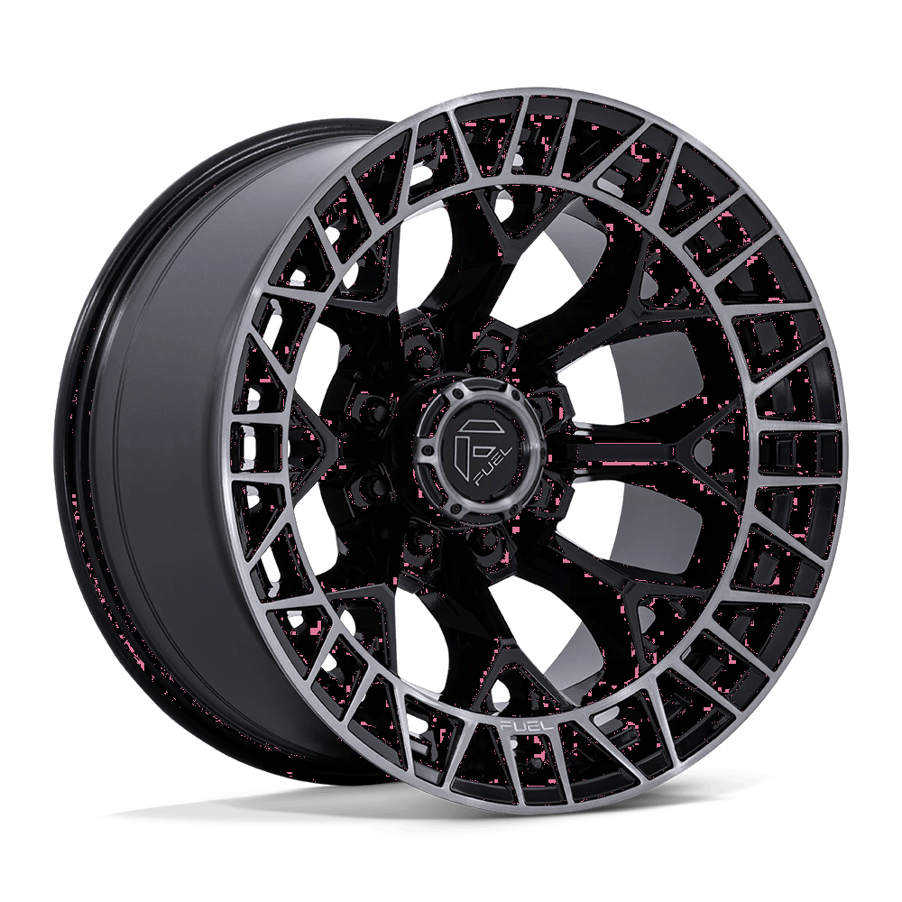 Fuel 1PC FC873 CHARGER 20x9 ET1 8x170 Gloss Black w/ Brushed Dark Tint