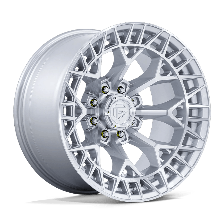 Fuel 1PC FC873 CHARGER 22x12 ET-44 8x170 Gloss Silver w/ Machined Face