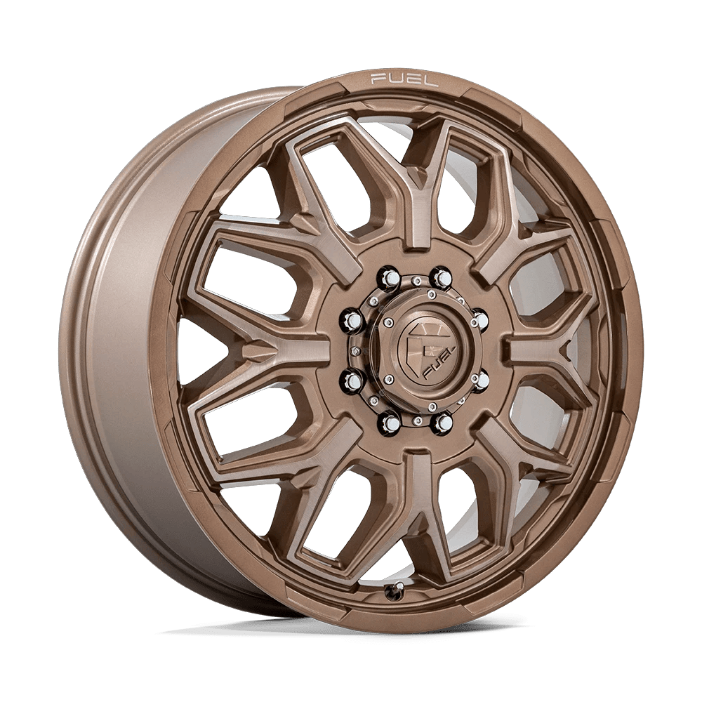 Fuel 1PC D876 FLUX DUALLY 22x8.25 ET104 8x165.1 Platinum Bronze