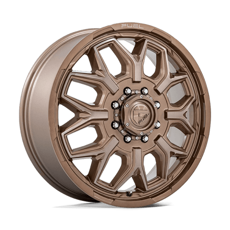 Fuel 1PC D876 FLUX DUALLY 22x8.25 ET104 8x210 Platinum Bronze