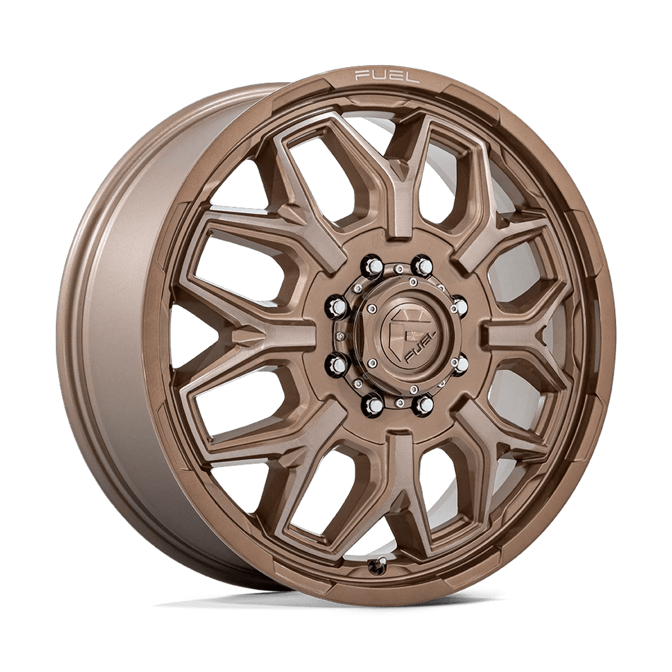 Fuel 1PC D876 FLUX DUALLY 22x8.25 ET104 8x210 Platinum Bronze