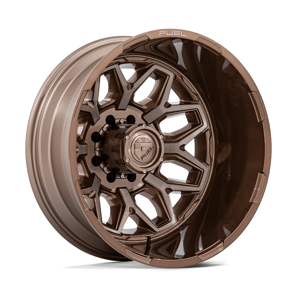 Fuel 1PC D876 FLUX DUALLY 22x8.25 ET-227 8x210 Platinum Bronze