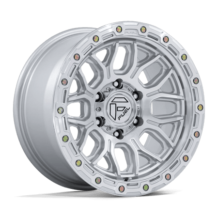 Fuel 1PC FC881 SURGE 20x10 ET-18 8x165.1 Gloss Silver w/ Machined Face