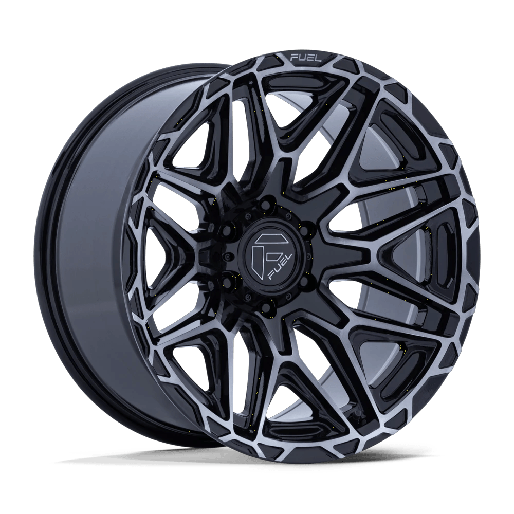 Fuel 1PC FC885 INJECTOR 20x9 ET1 8x165.1 Gloss Black w/ Machined Dark Tint Face