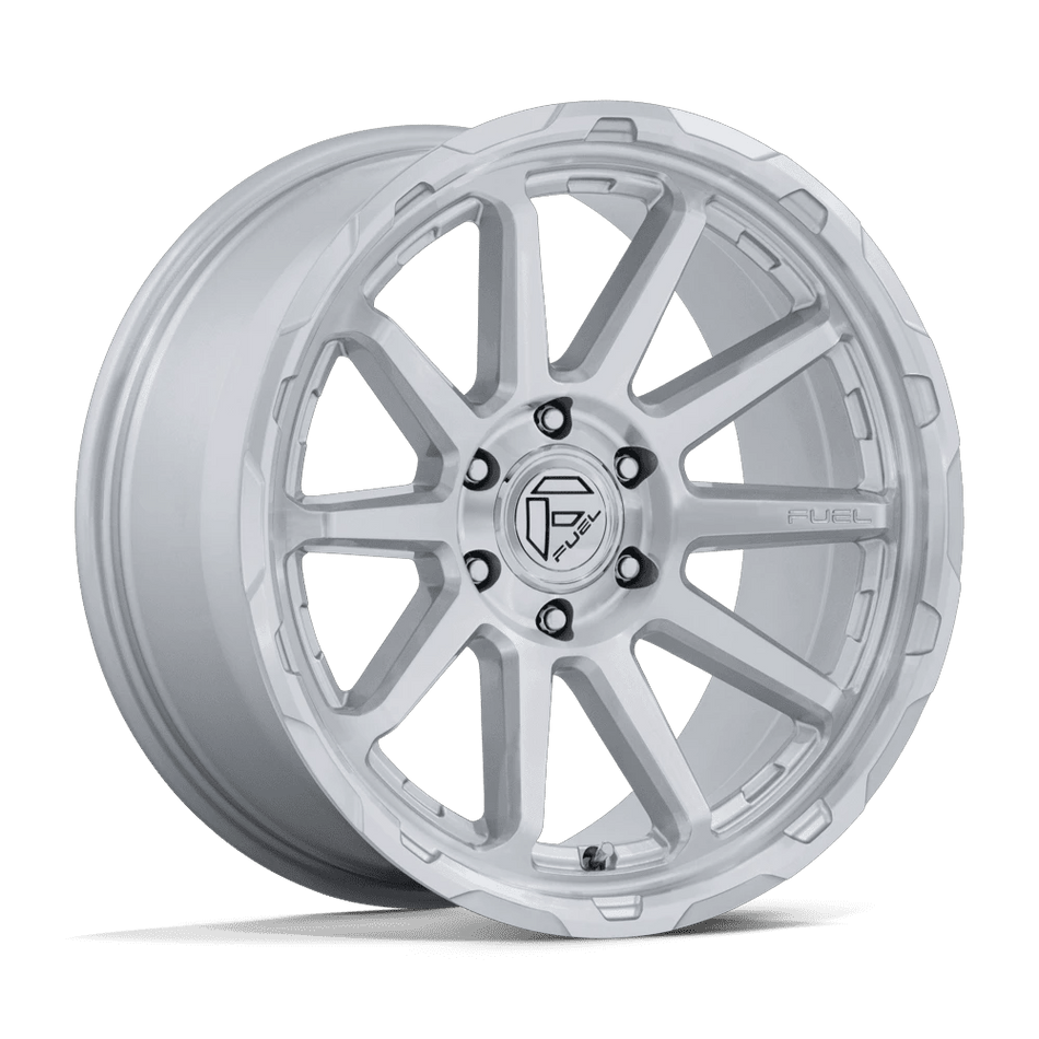 Fuel 1PC FC887 CIRCUIT 17x9 ET-12 6x135 Gloss Silver w/ Machined Face