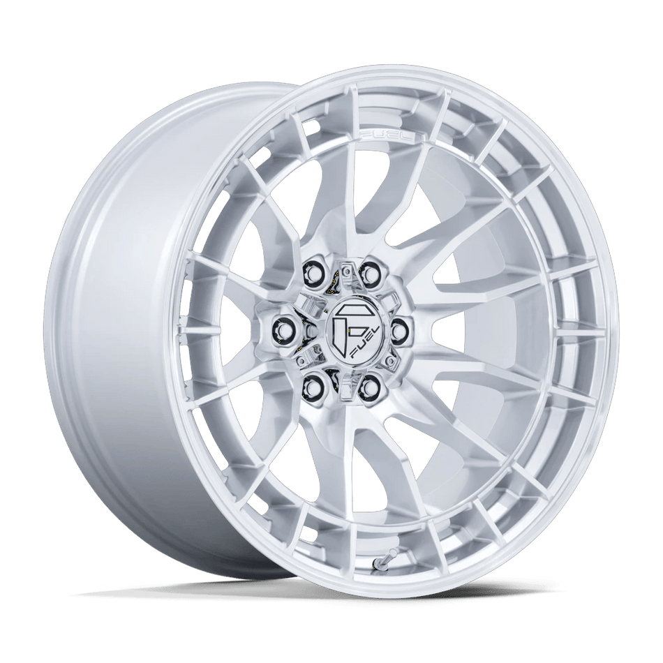 Fuel 1PC FC888 REVOLT 20x10 ET-18 6x135 Hyper Silver w/ Machined Face