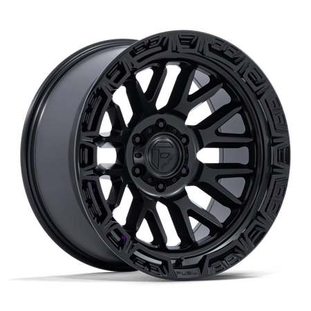Fuel 1PC FC890 RAIL 17x9 ET-12 6x139.7 Matte Black w/ Gloss Black Lip