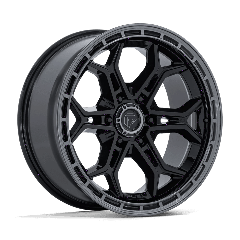 Fuel 1PC FC896 HEATHEN 20x9 ET20 6x135 Gloss Black w/ Gloss Gunmetal Lip