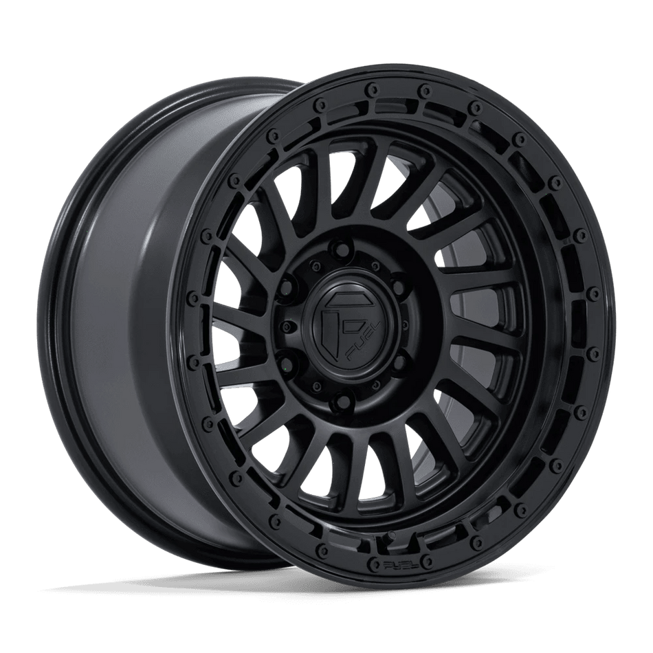 Fuel 1PC FC897 HAVOC 20x9 ET20 6x139.7 Matte Black w/ Gloss Black Lip