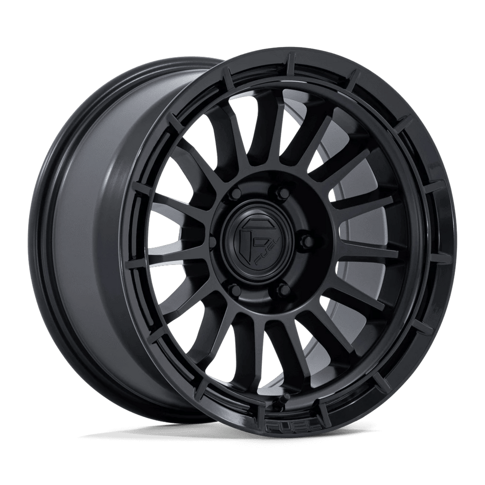 Fuel 1PC FC905 ASCEND 20x9 ET1 6x135 Matte Black w/ Gloss Black Lip