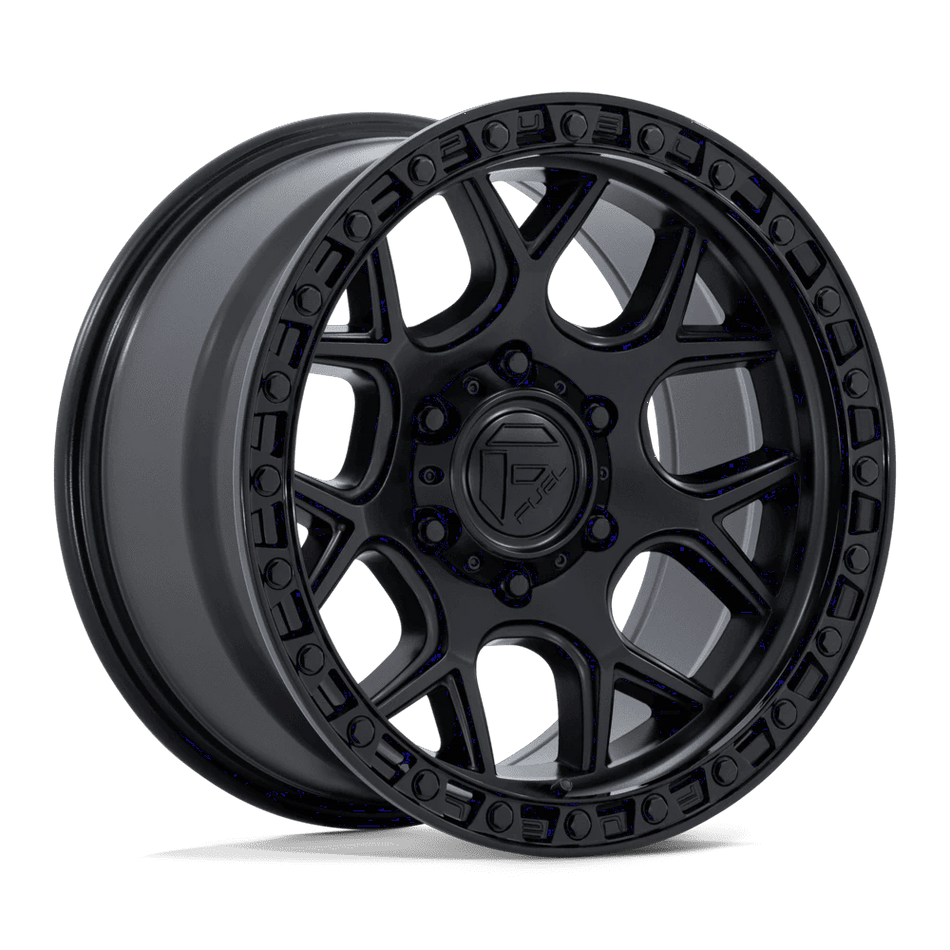 Fuel 1PC FC908 PUMA 20x9 ET1 6x114.3 Matte Black w/ Gloss Black Lip