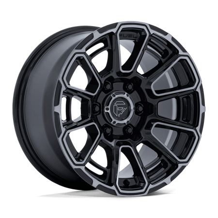 Fuel 1PC FC910 FOXHOUND 17x9 ET1 6x114.3 Gloss Black Dark Tinted Clear