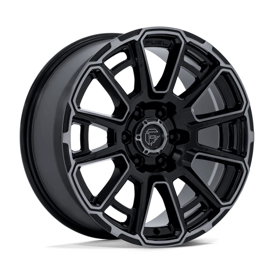 Fuel 1PC FC910 FOXHOUND 20x9 ET1 6x139.7 Gloss Black Dark Tinted Clear