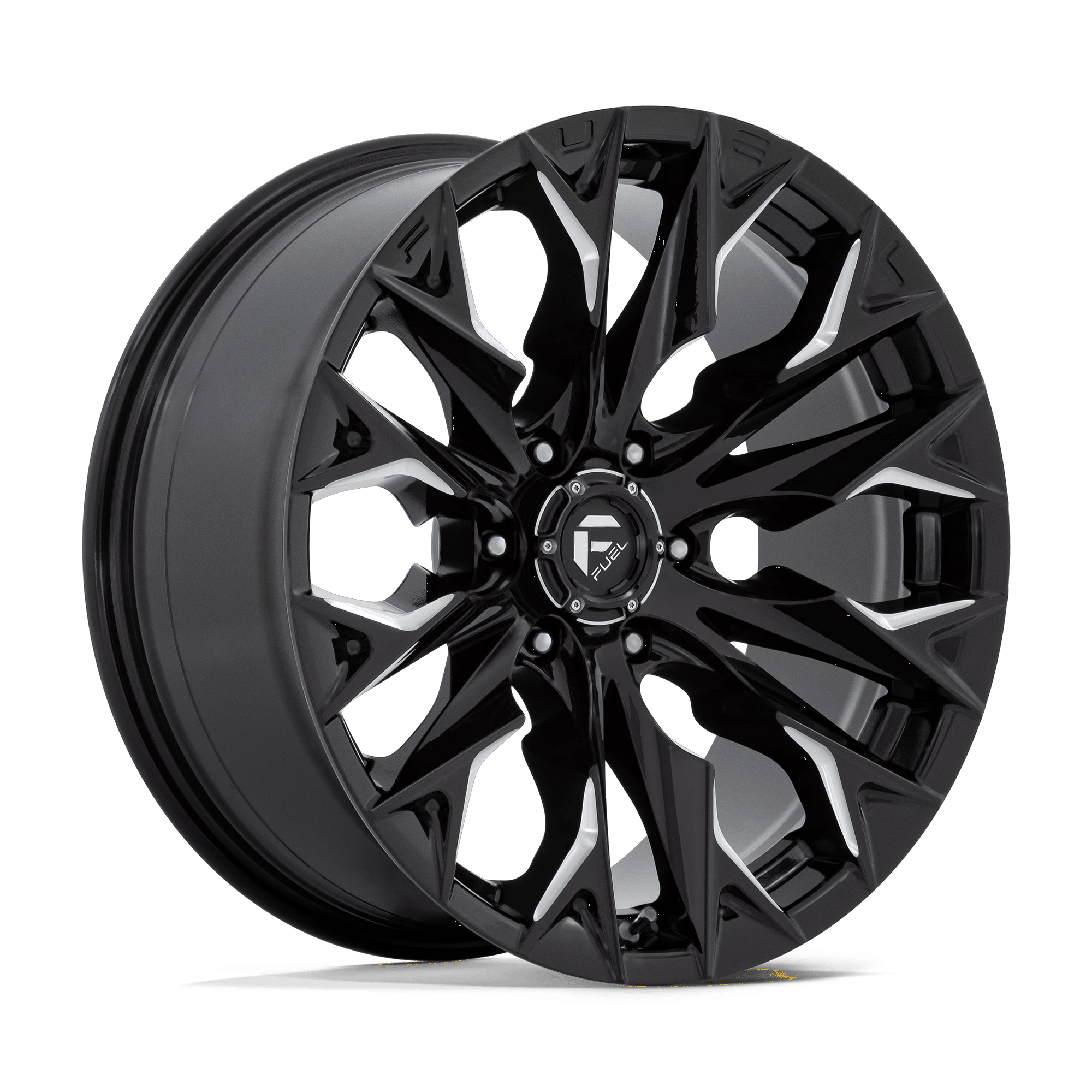 Fuel 1PC D803 FLAME 20x9 ET1 6x139.7 Gloss Black Milled