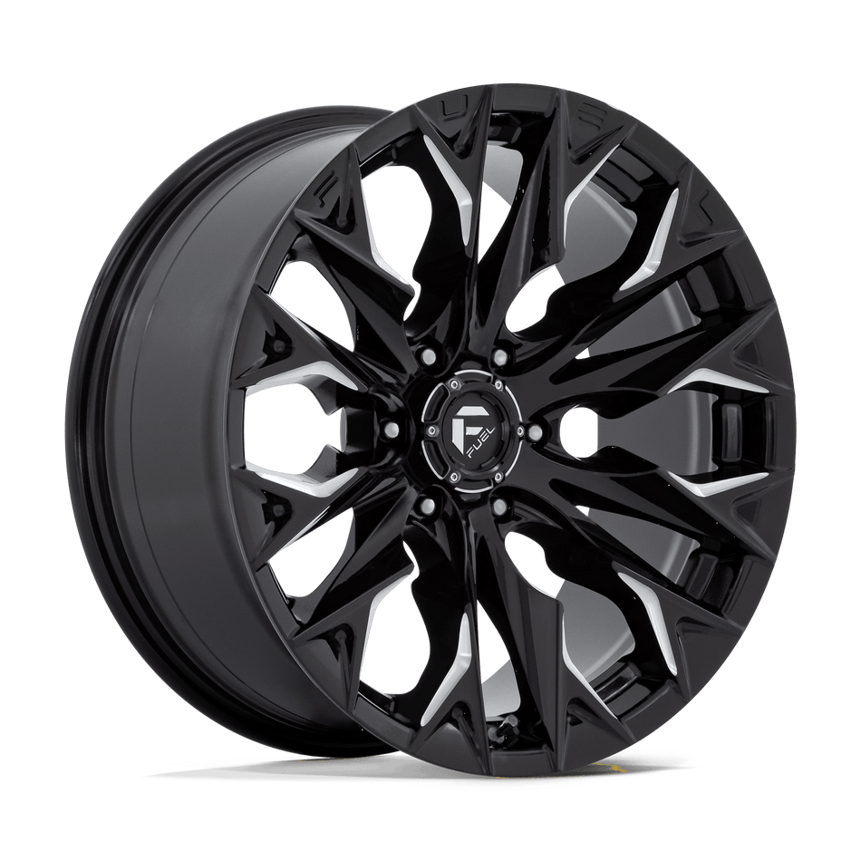 Fuel 1PC D803 FLAME 20x9 ET1 6x139.7 Gloss Black Milled