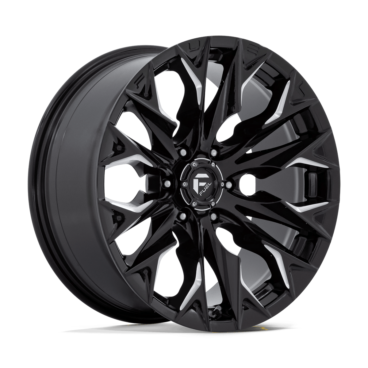 Fuel 1PC D803 FLAME 20x9 ET1 6x135 Gloss Black Milled
