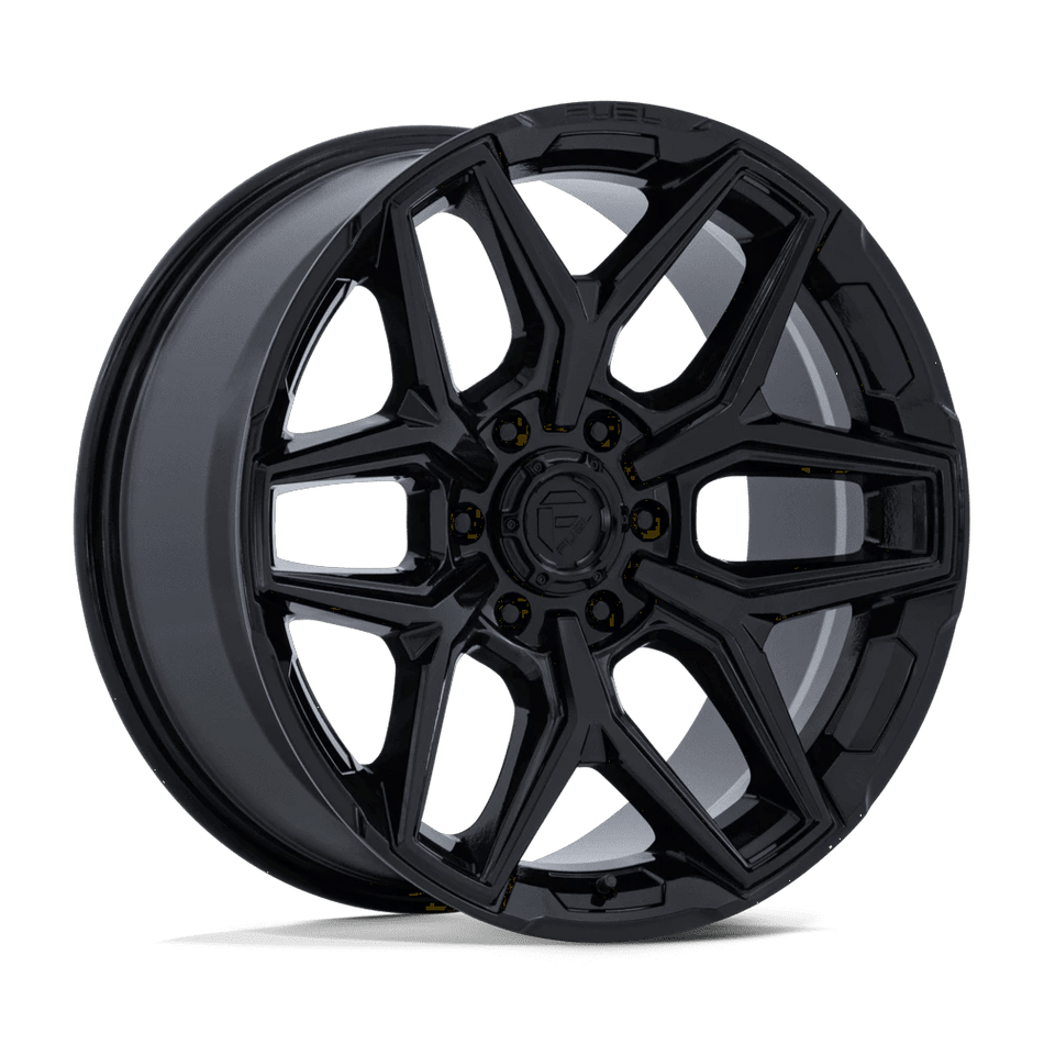 Fuel 1PC FLUX 20x10 ET-18 6x139.7 Gloss Black
