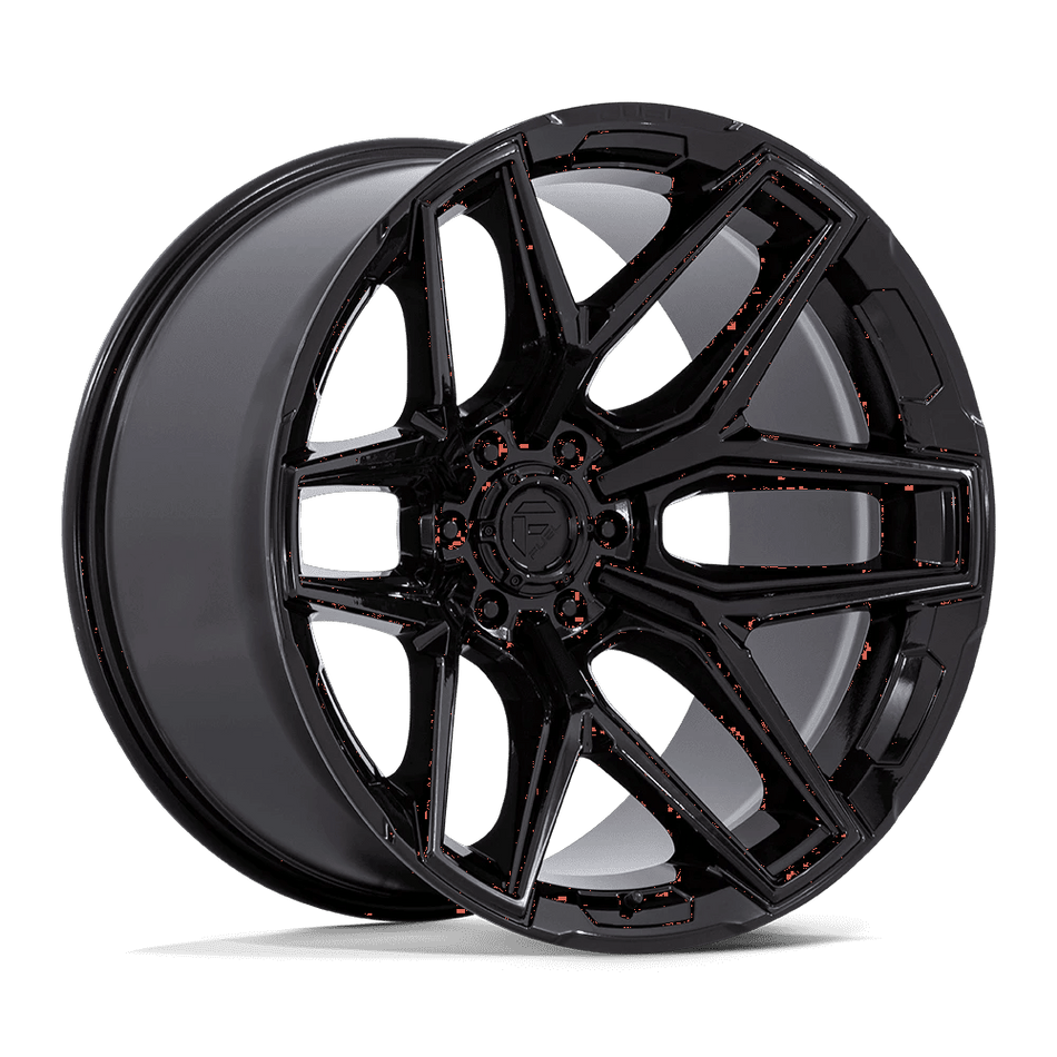 Fuel 1PC FLUX 22x12 ET-44 6x139.7 Gloss Black