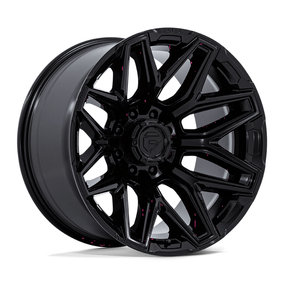 Fuel 1PC FLUX 22x12 ET-44 8x165.1 Gloss Black