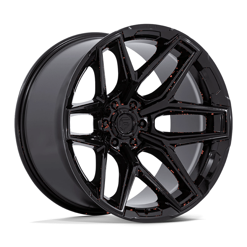 Fuel 1PC FLUX 24x10 ET0 6x139.7 Gloss Black