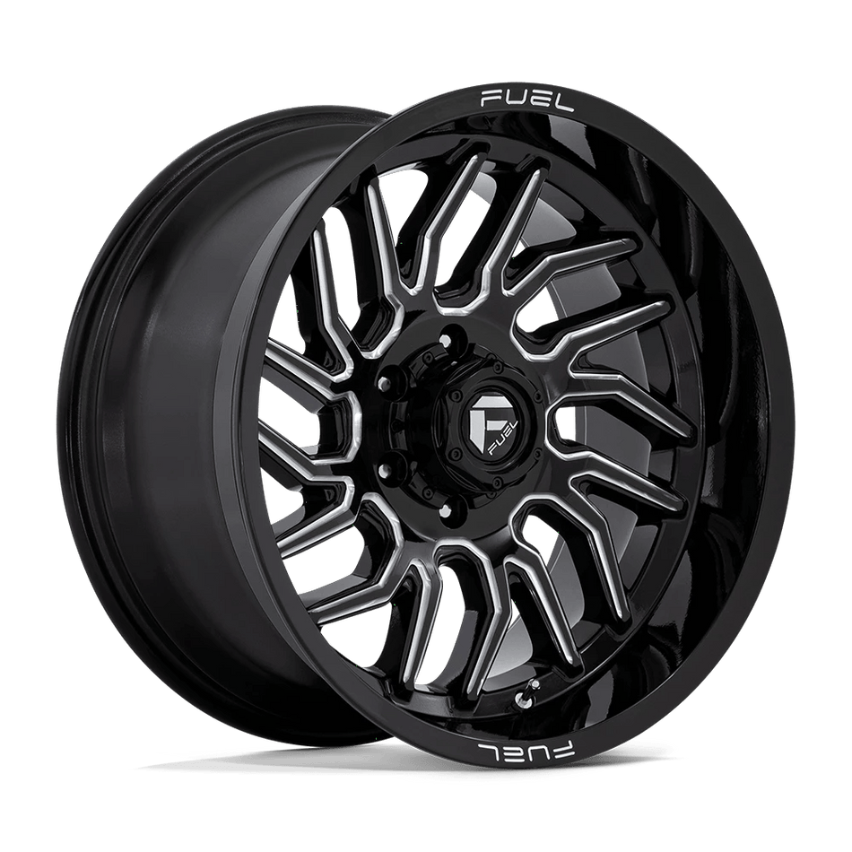 Fuel 1PC D807 HURRICANE 20x10 ET-18 6x139.7 Gloss Black Milled