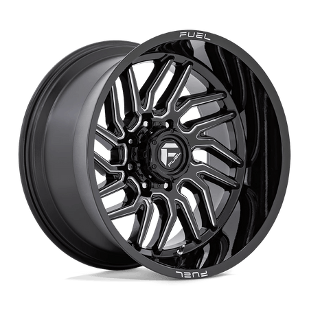 Fuel 1PC D807 HURRICANE 24x12 ET-44 5x127 Gloss Black Milled