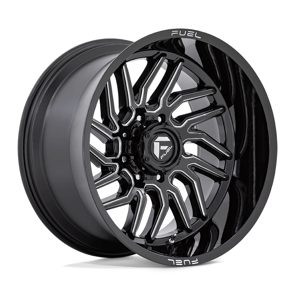 Fuel 1PC D807 HURRICANE 20x9 ET1 5x127 Gloss Black Milled