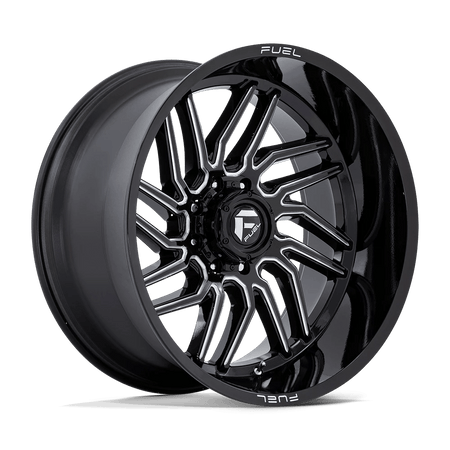 Fuel 1PC D807 HURRICANE 24x12 ET-44 8x170 Gloss Black Milled