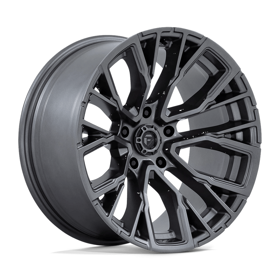 Fuel 1PC D848 REBAR 20x10 ET-18 5x139.7 Matte Gunmetal